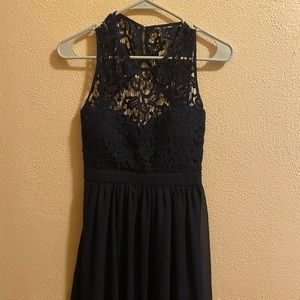 navy dark blue dress from lulus